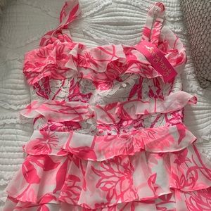 Lily Pulitzer ruffle top